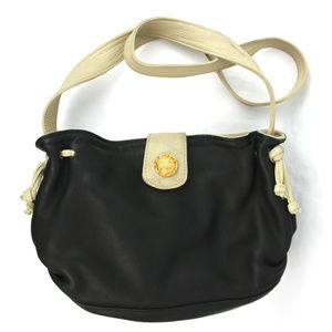 Vintage 1980s Giorgio Beverly Hills Pebbled Leather Purse Crossbody Blue